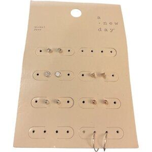A New Day Womens Nickel-Free Earring Set 6 Pairs